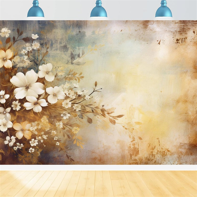 Headshot Backdrops Rustic Floral Fade Backdrop GTY3-347