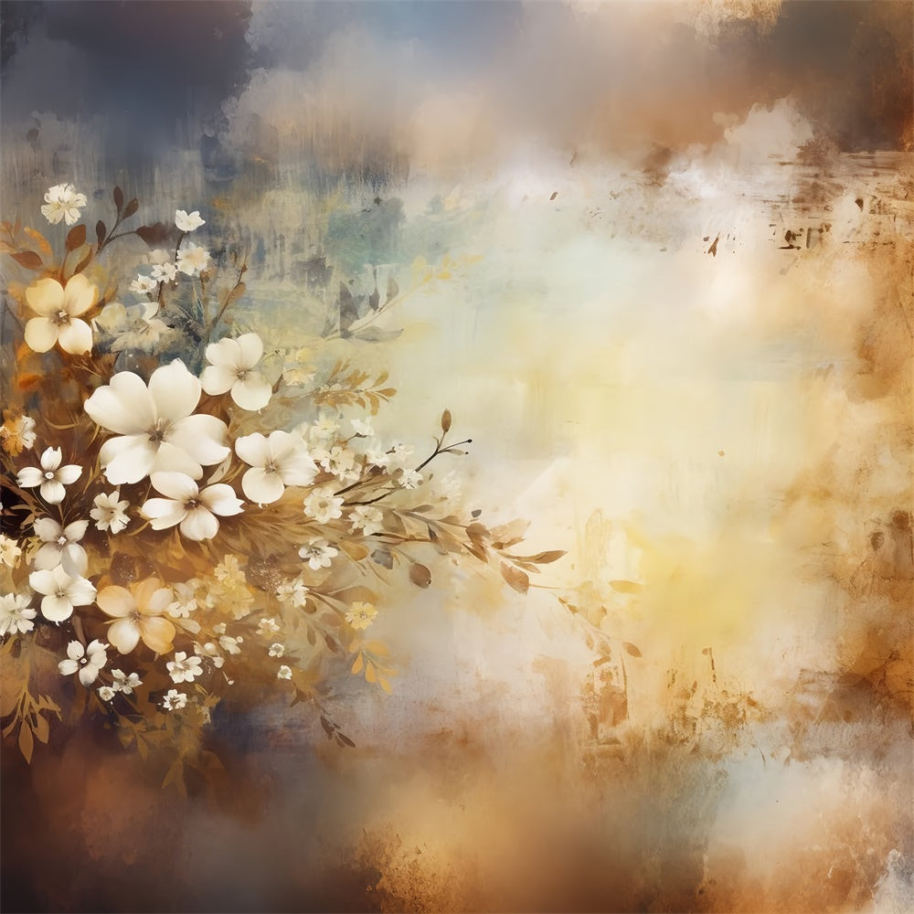 Headshot Backdrops Rustic Floral Fade Backdrop GTY3-347