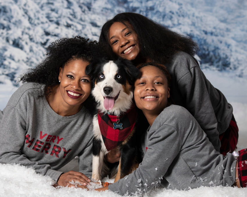 Christmas Tree  Snow Monutain Photo Booth Backdrop KAT-3