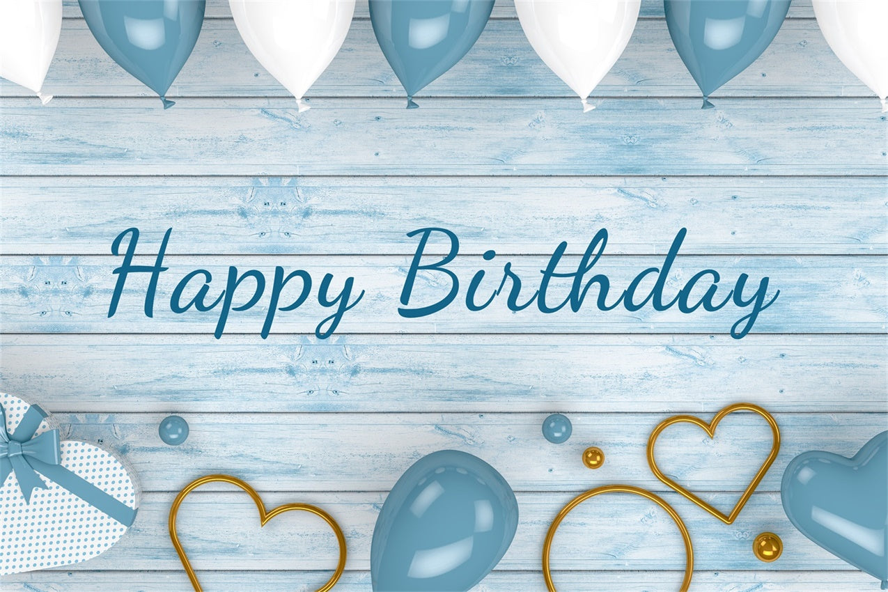 Customized Backdrop For Birthday Party Wood Balloon Design Backdrop LXX1-240