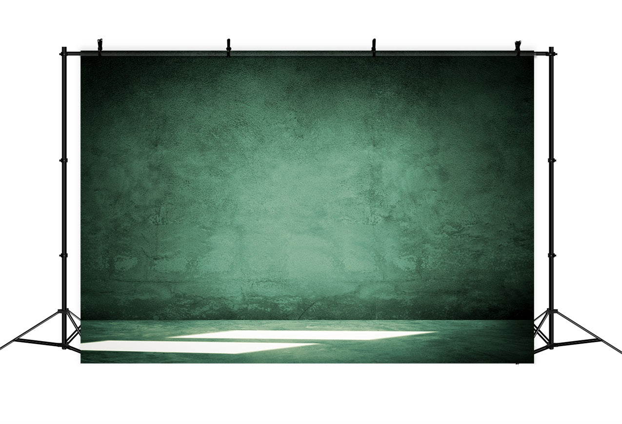 Textured Wall Backdrop Emerald Green Shadowed Backdrop LXX1-431