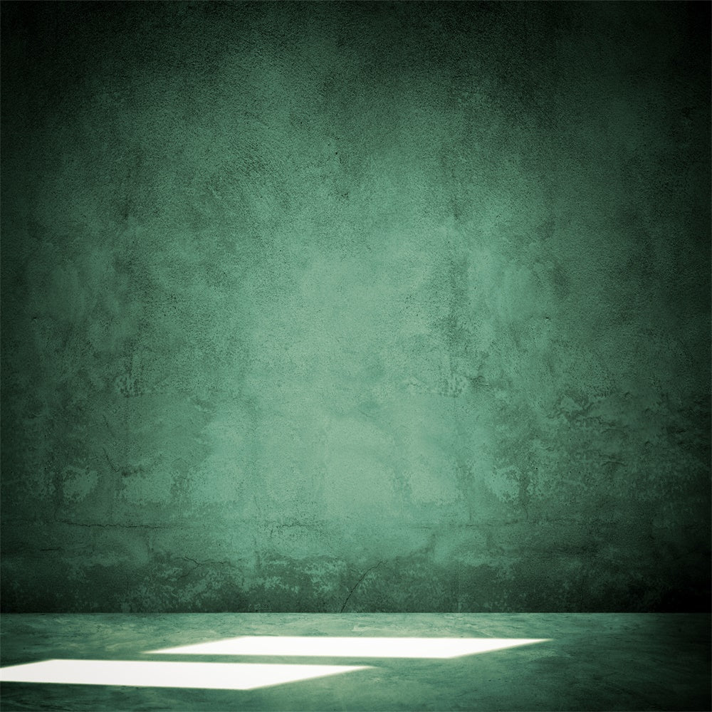 Textured Wall Backdrop Emerald Green Shadowed Backdrop LXX1-431