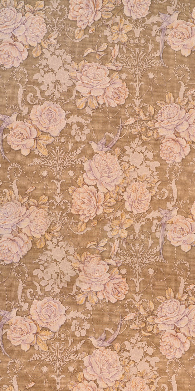 Fine Art Backdrop Vintage Floral Soft Beige Sweep Backdrop LXX2-270