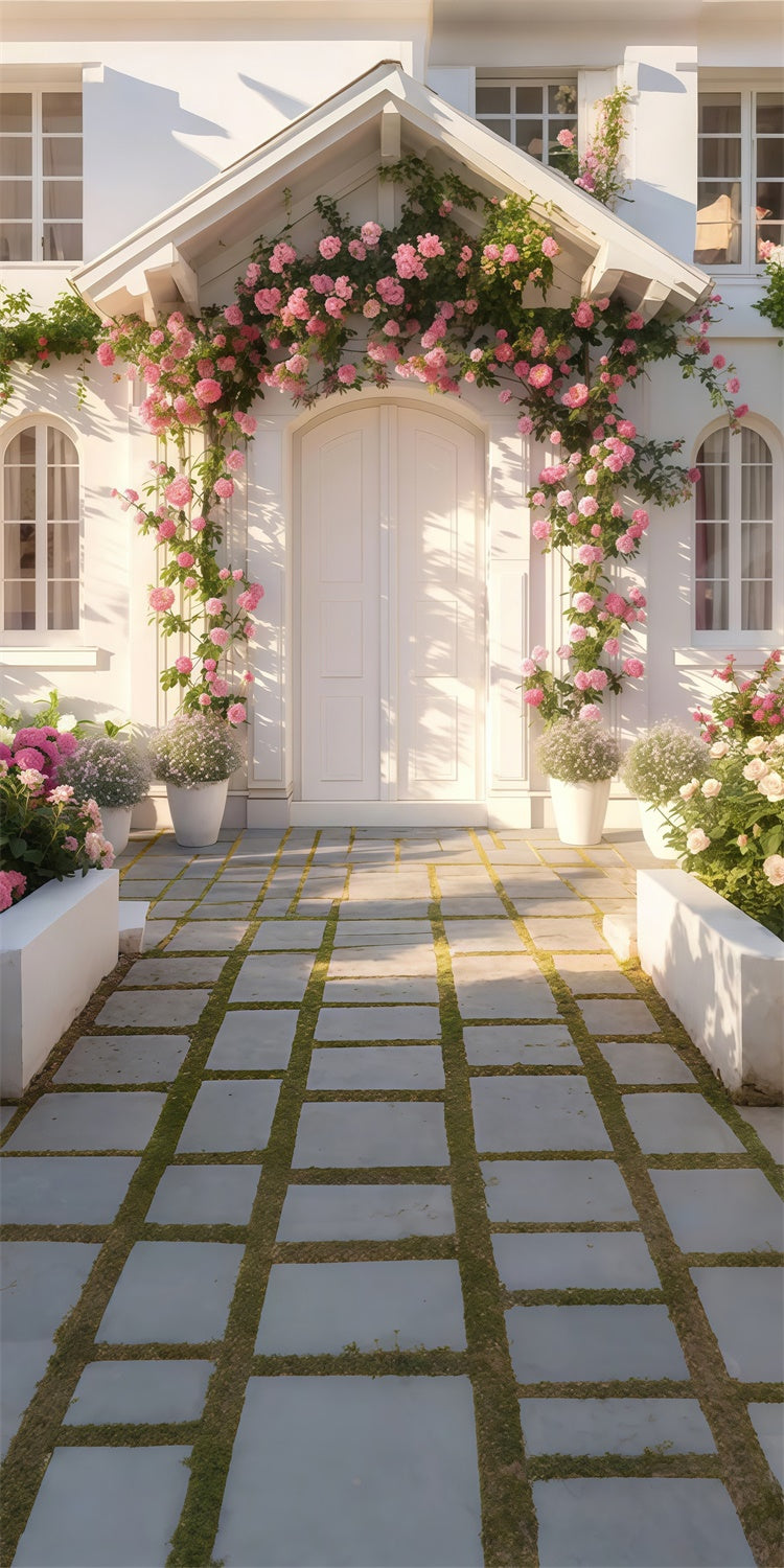 Spring Backdrop Ideas Dreamy Porch Rose Climbing Sweep Backdrop LXX2-278