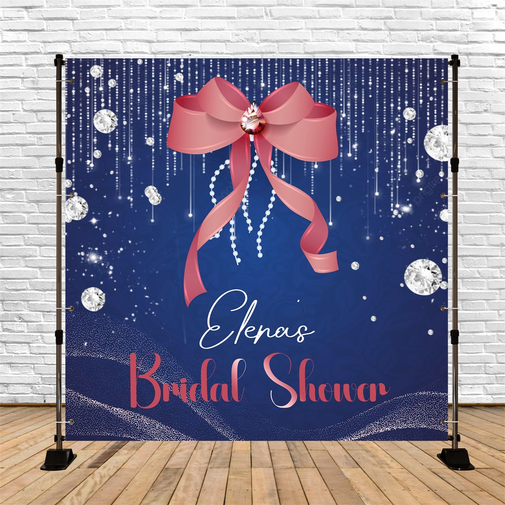 Bridal Shower Backdrop Ideas Glam Diamond Custom Backdrop LXX5-156