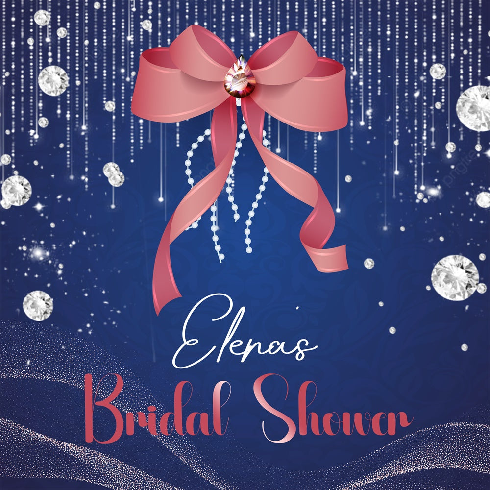 Bridal Shower Backdrop Ideas Glam Diamond Custom Backdrop LXX5-156