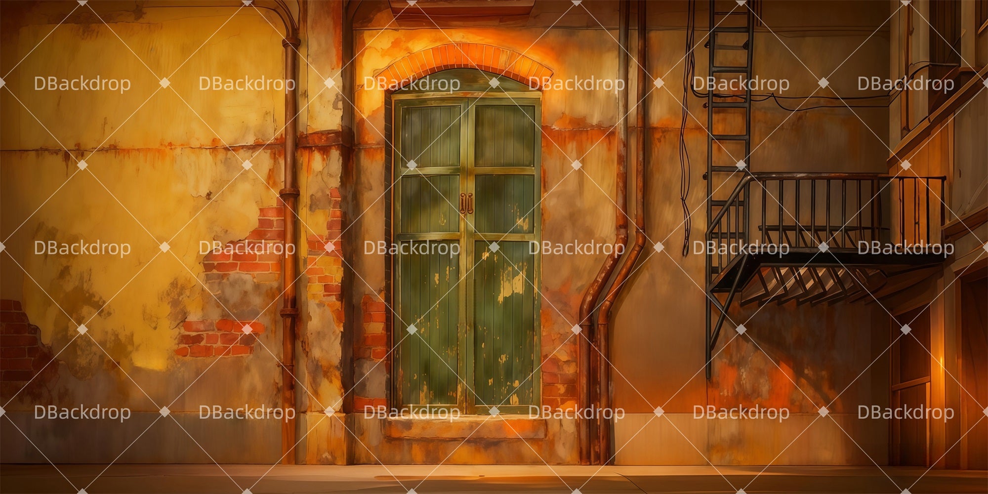 Stage Backdrop Ideas Vintage Brick Wall Cheap Theater Backdrops LXX511-T111