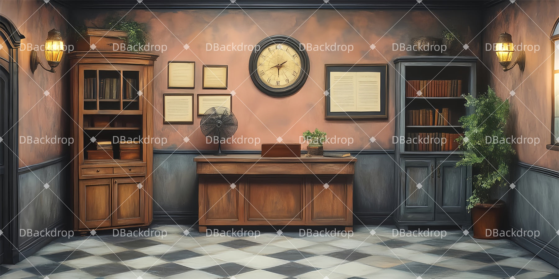 Movie Theater Backdrop Orin's Dentist Office Stage Backdrops LXX511-T5