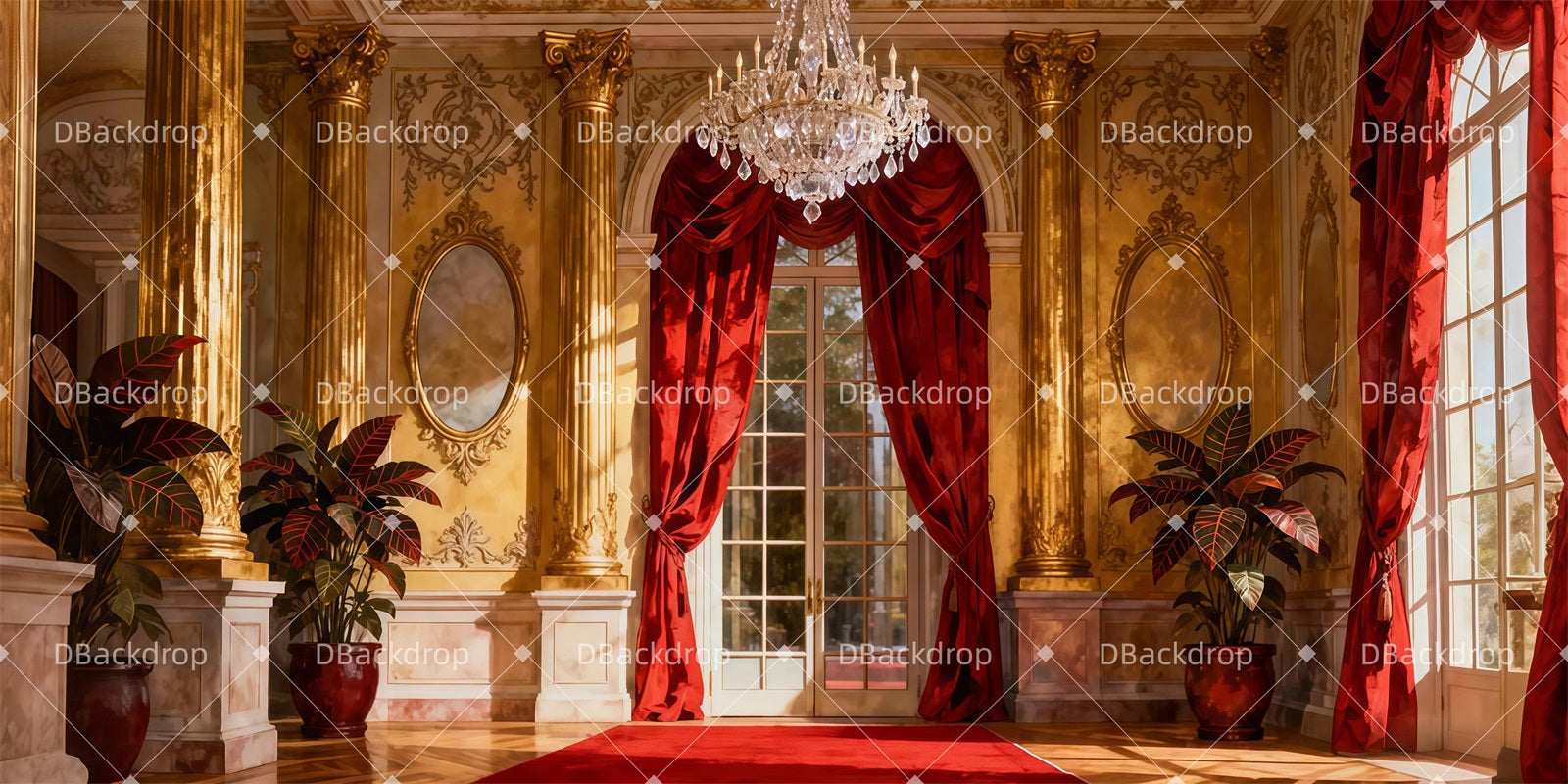 Performance Backdrops Baroque Glam Chamber Musical Backdrops LXX511-T64