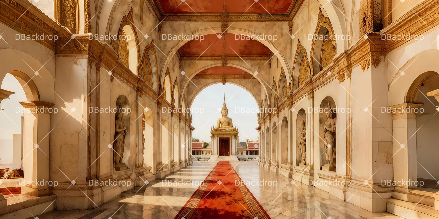 Performance Backdrops Royal Temple Gallery Large Stage Backdrops LXX511-T94