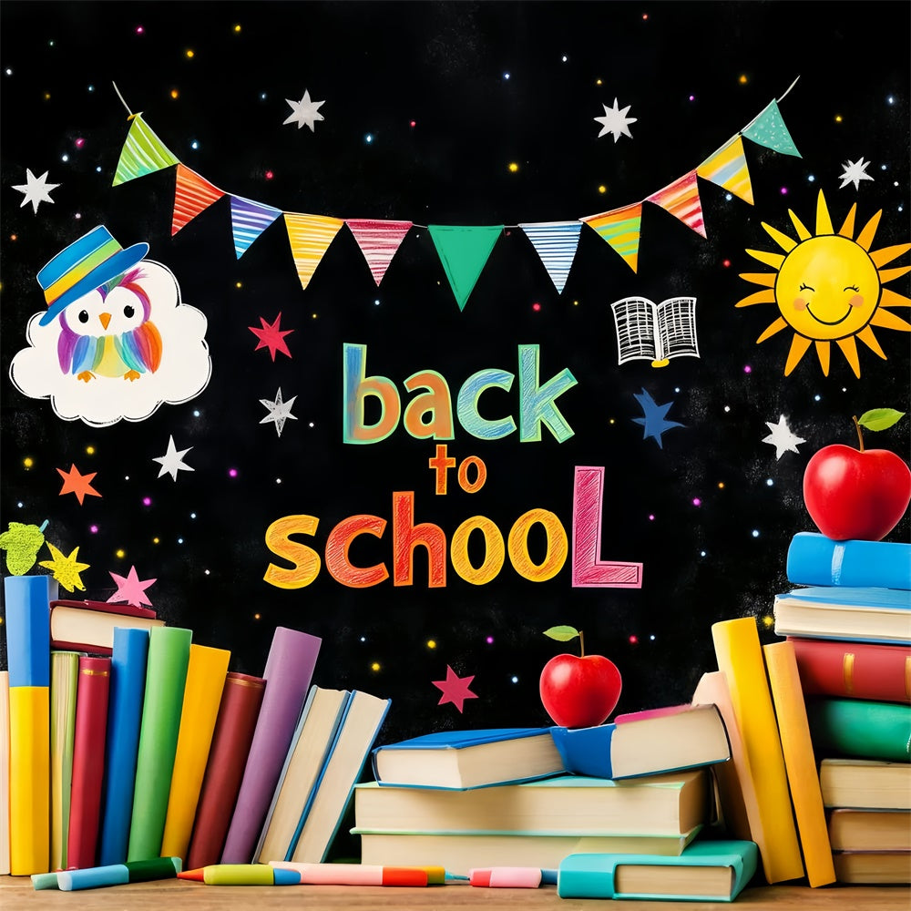 Back To School Backdrop Banner School Fun Backdrop LXX57-16