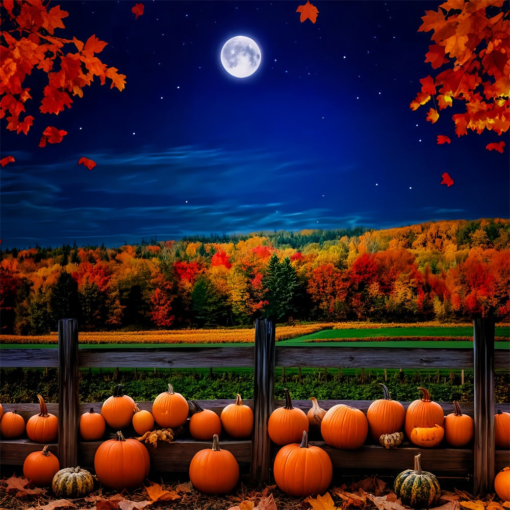 Fall Forest Backdrop Starry Farm Field Backdrop LXX57-163