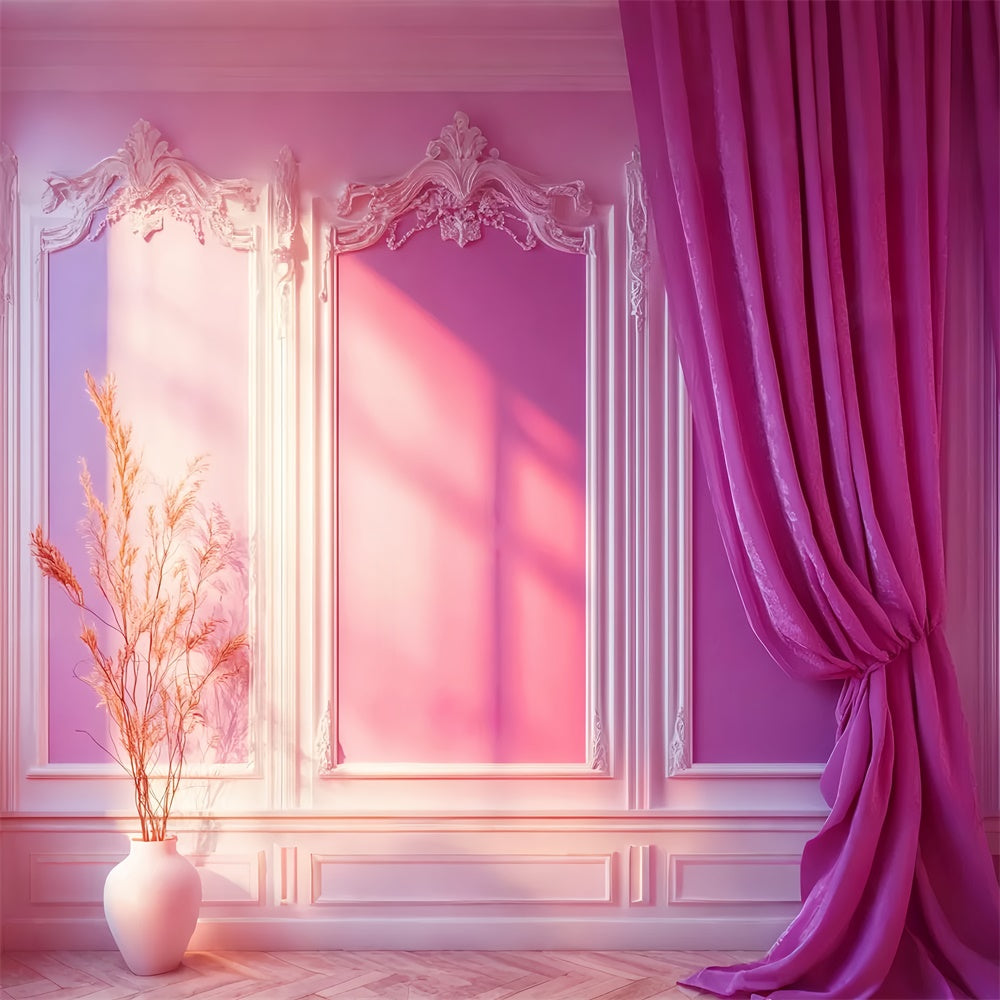 Rococo Backdrop Pastel Palace Vintage Wall Backdrop LXX57-202