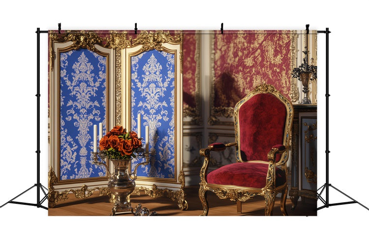 Backdrop Vintage Vintage Aristocrat Parlor Backdrop LXX57-216