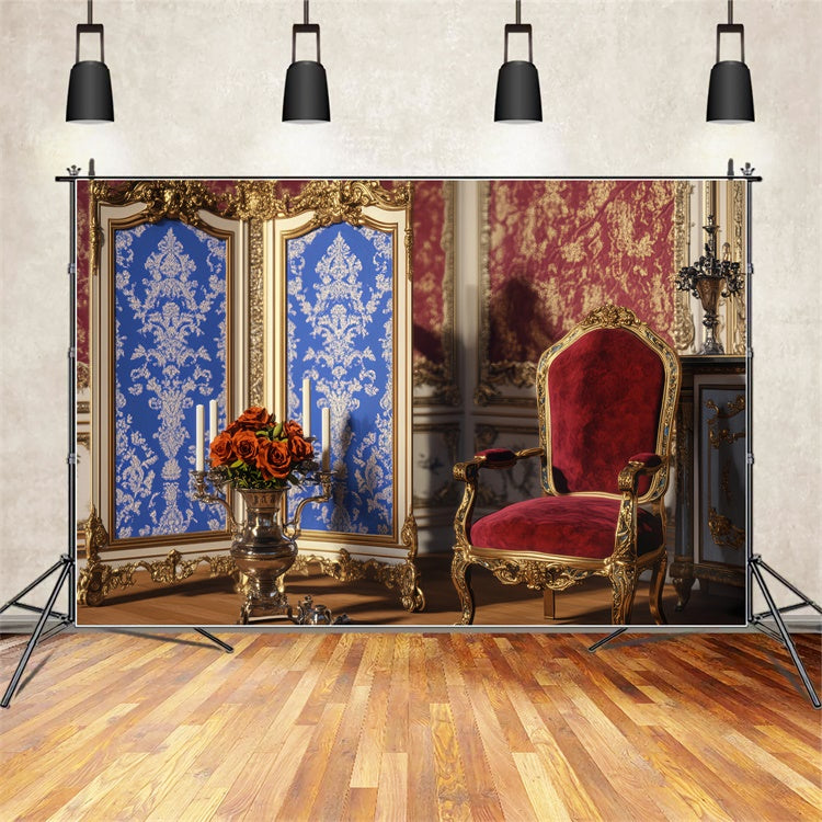 Backdrop Vintage Vintage Aristocrat Parlor Backdrop LXX57-216