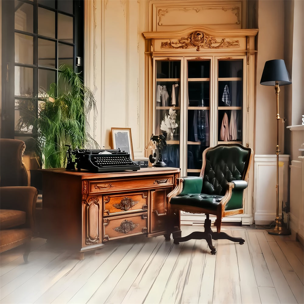 Classic Photo Backdrop Study Room Vintage Backdrops LXX57-231