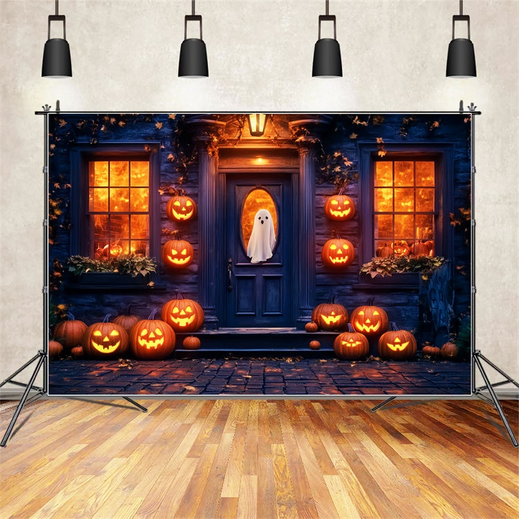 Haunted House Backdrop Fright Night Porch Backdrop LXX57-94