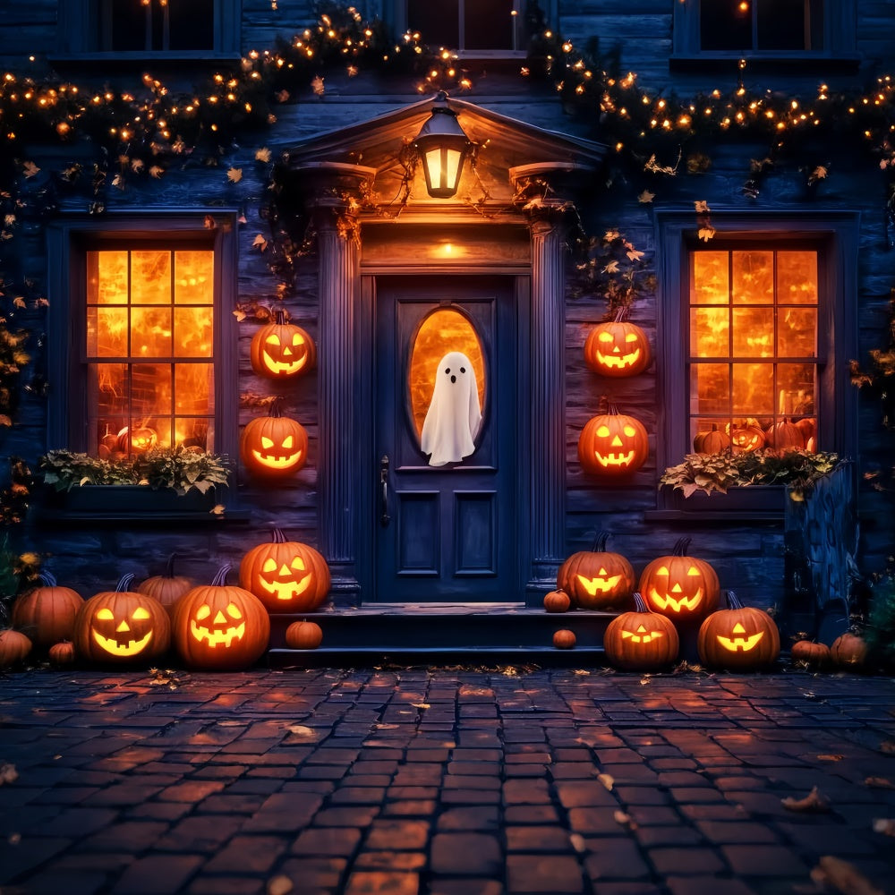 Haunted House Backdrop Fright Night Porch Backdrop LXX57-94