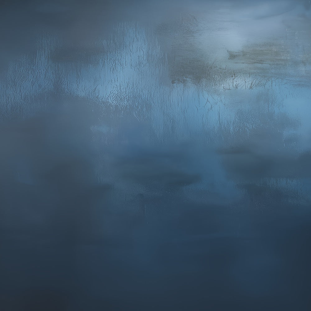 Blue Portrait Backdrop Moody Blue Abstract Texture Portrait Backdrop LXX59-420