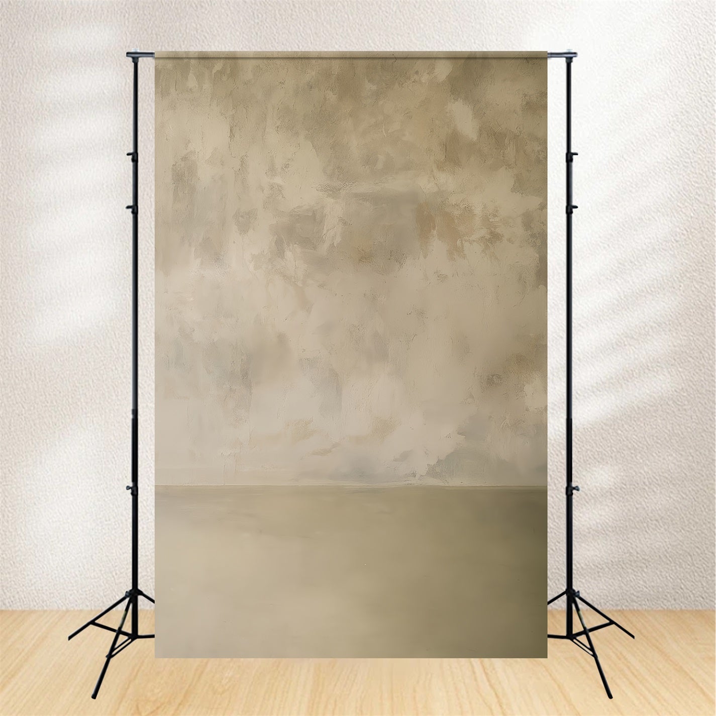 Concrete Photo Backdrop Warm Beige Plaster Texture Portrait Photo Backdrop LXX59-421