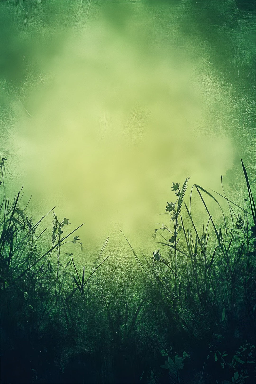 Photo Portrait Backdrop Verdant Meadow Glow Mist Studio Portrait Backdrops LXX61-11