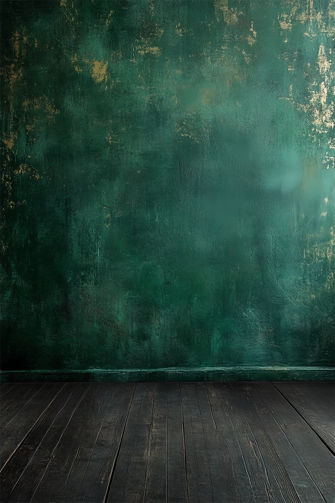 Professional Portrait Backdrop Deep Teal Distressed Wall Portrait Backdrop LXX61-14