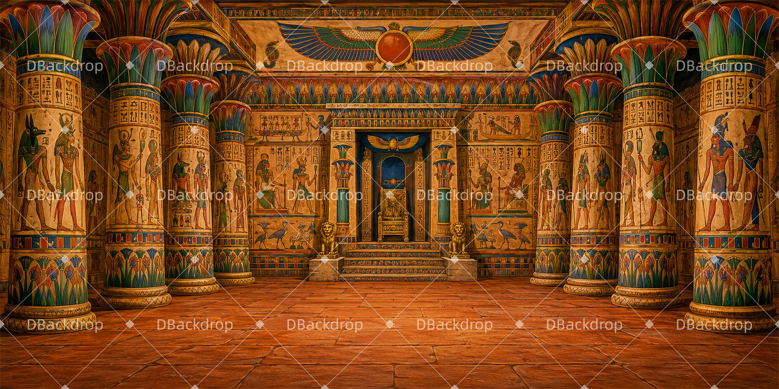 Theater Backdrops For Sale Pharaoh's Palace Interior Stage Backdrops LXX66-T79