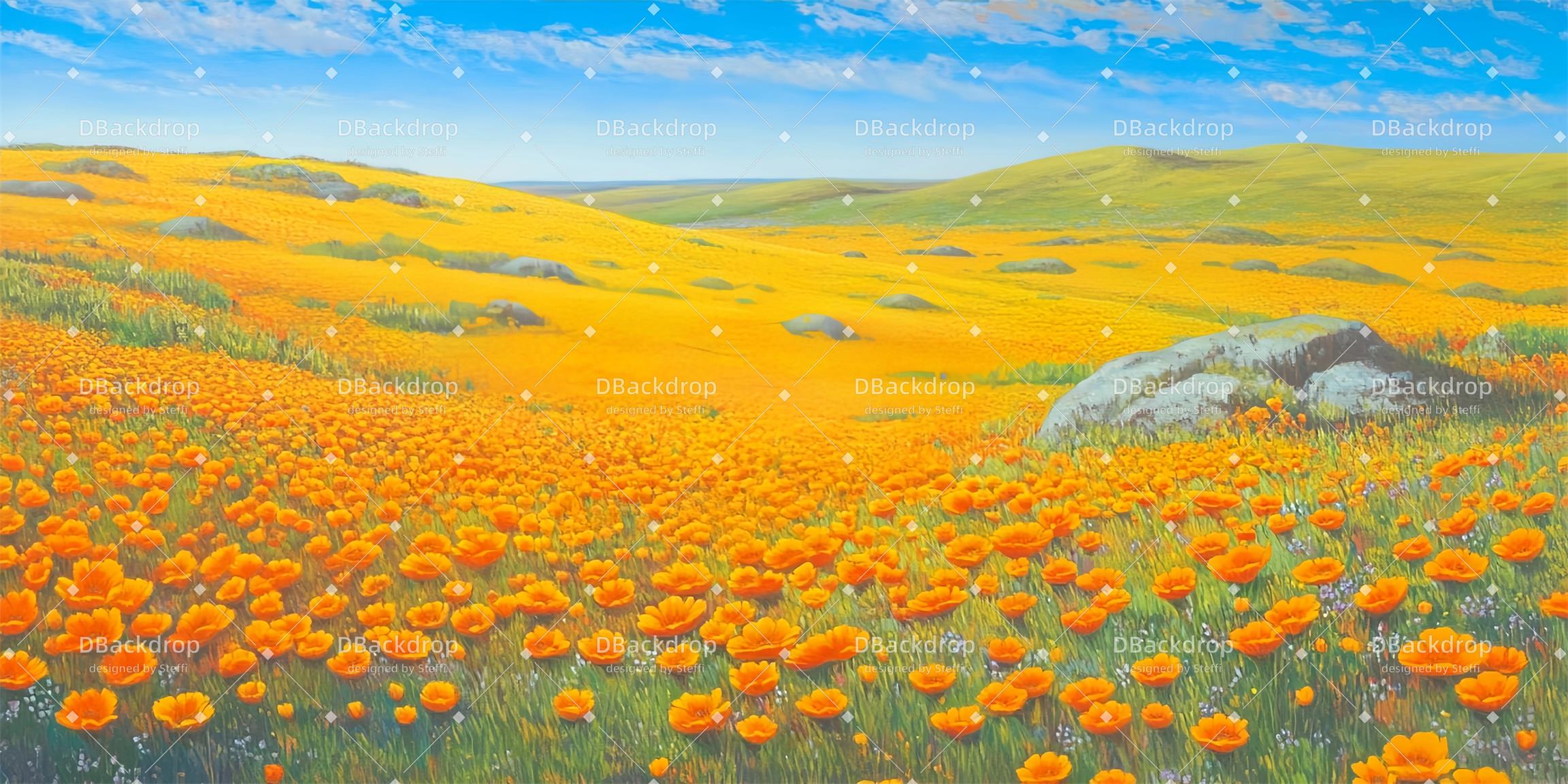 Theater Backdrop Lion Grassland Large Stage Backdrops CSH59-T97