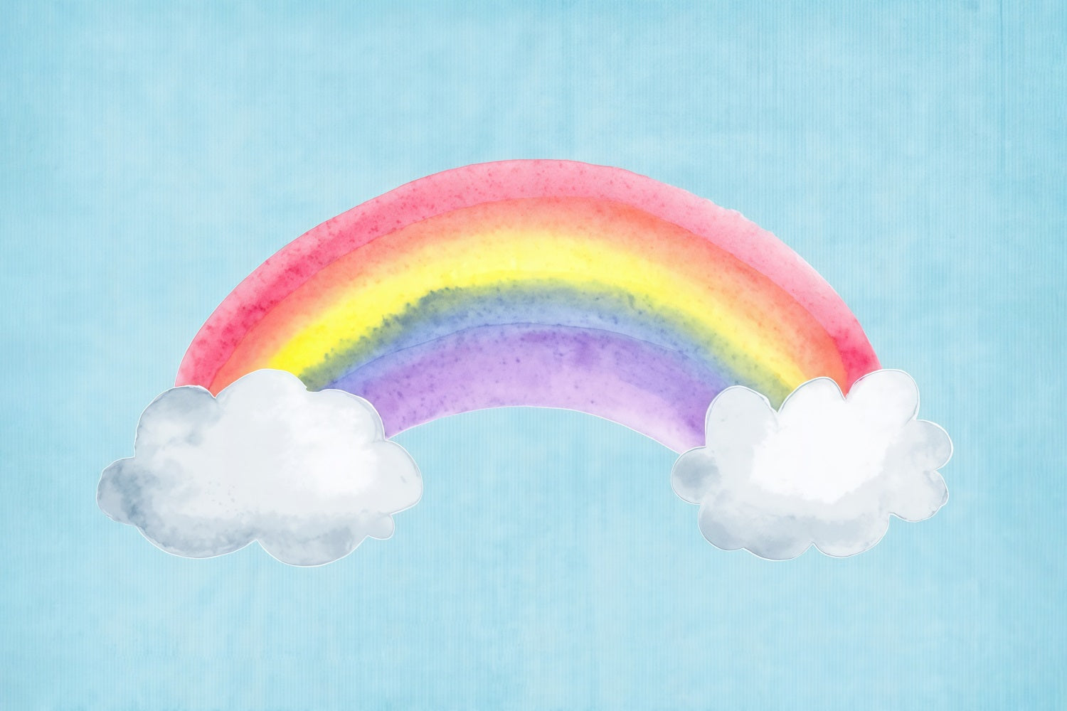 Smash Cake Backdrop Colorful Rainbow Sky Birthday Backdrops MRR10-18