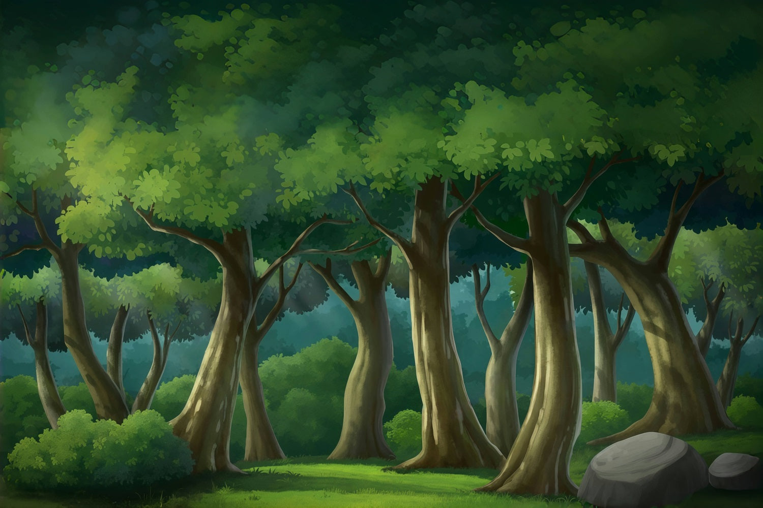 Newborn Backdrop Enchanted Forest Trees Kids Photo Backdrop MRR10-24