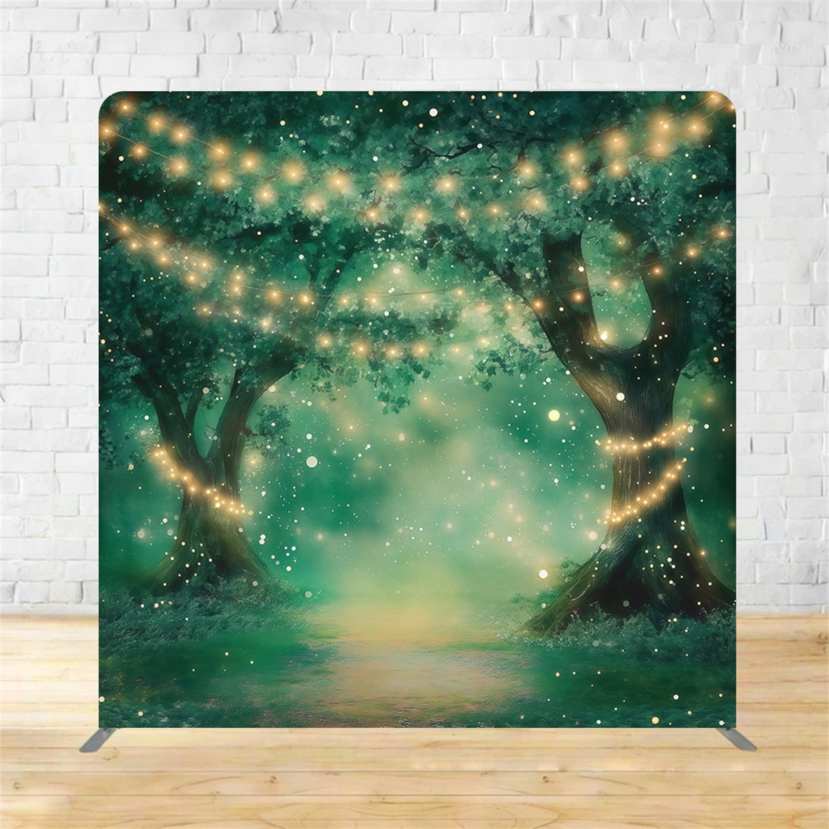 Tension Fabric Backdrop Fairy Tale Pathway Lights Spring Backdrop MRR11-49