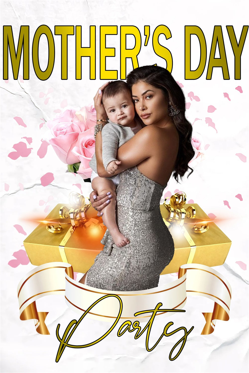 Mother's Day Backdrop Ideas Floral Gift Backdrop Personalized Backdrop MRR3-113