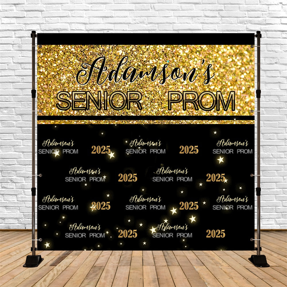 Prom Backdrop Ideas Glitter Banner Elegant Party Graduation Backdrop MRR6-2