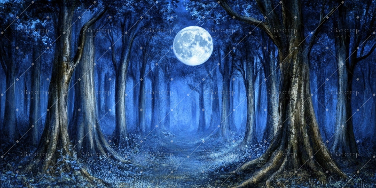 Performance Backdrops Moonlight Forest Movie Theater Backdrop CSH59-T27