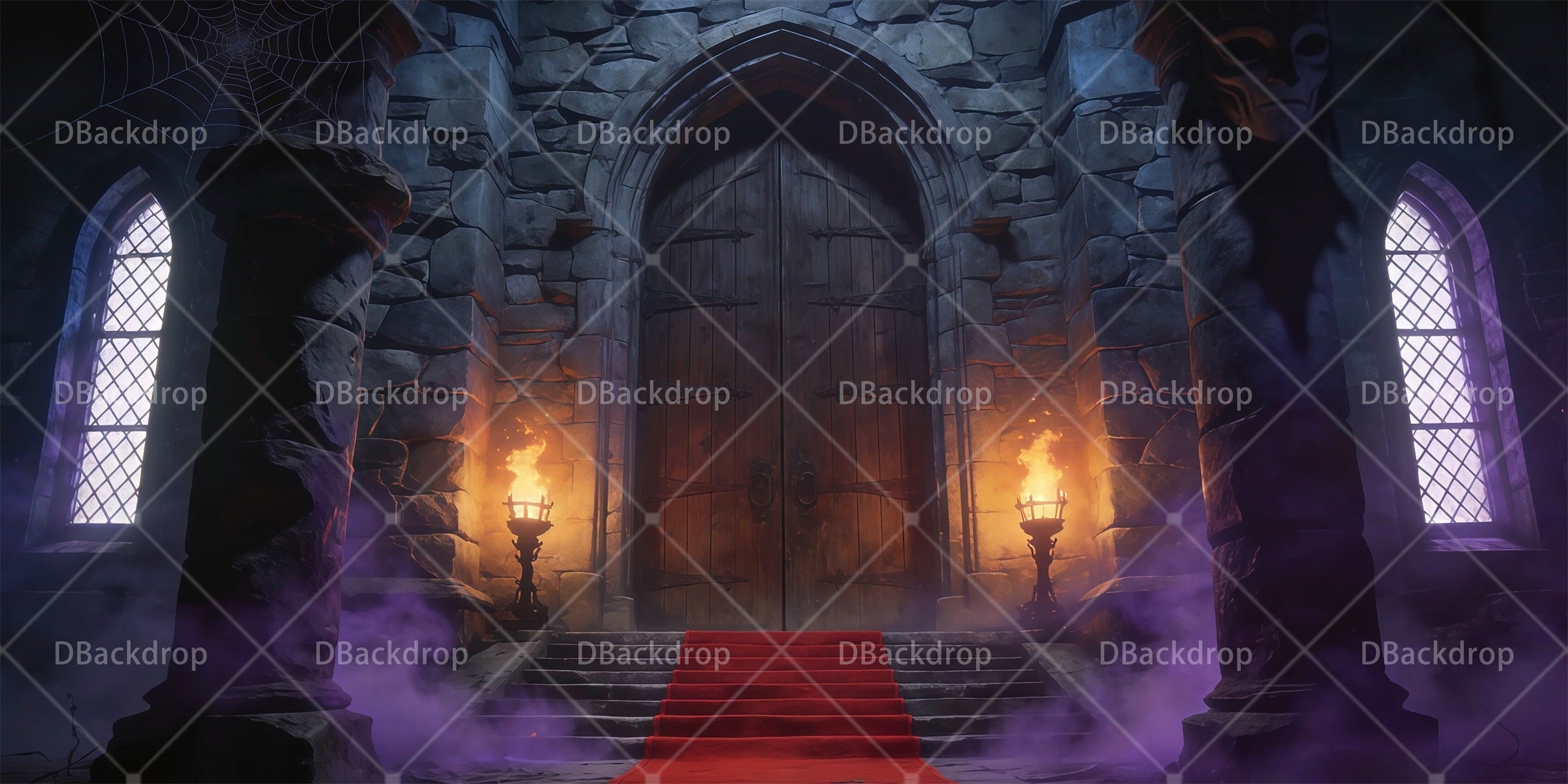 Theater Backdrop Castle Entrance Stage Backdrops For Sale RR65-T116