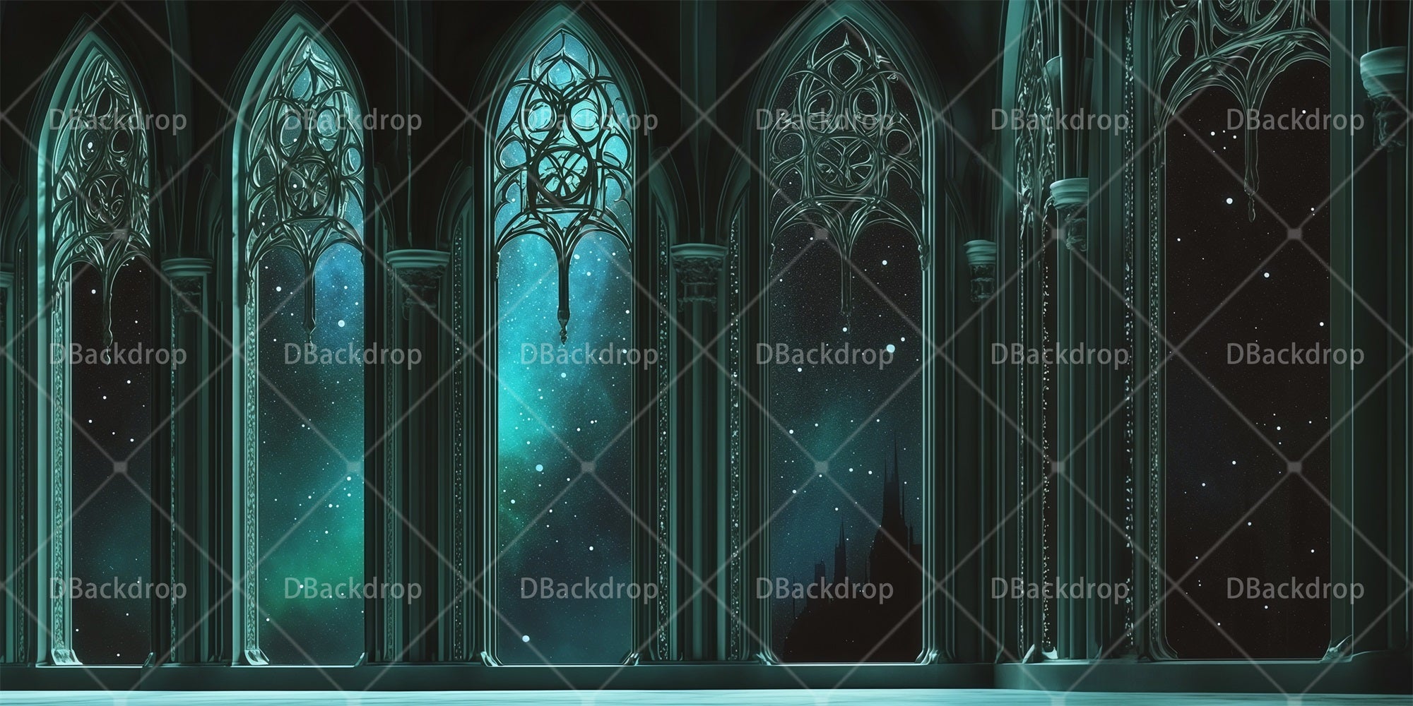 Theater Backdrops For Sale Evil Castle Stage Backdrops RR66-T108