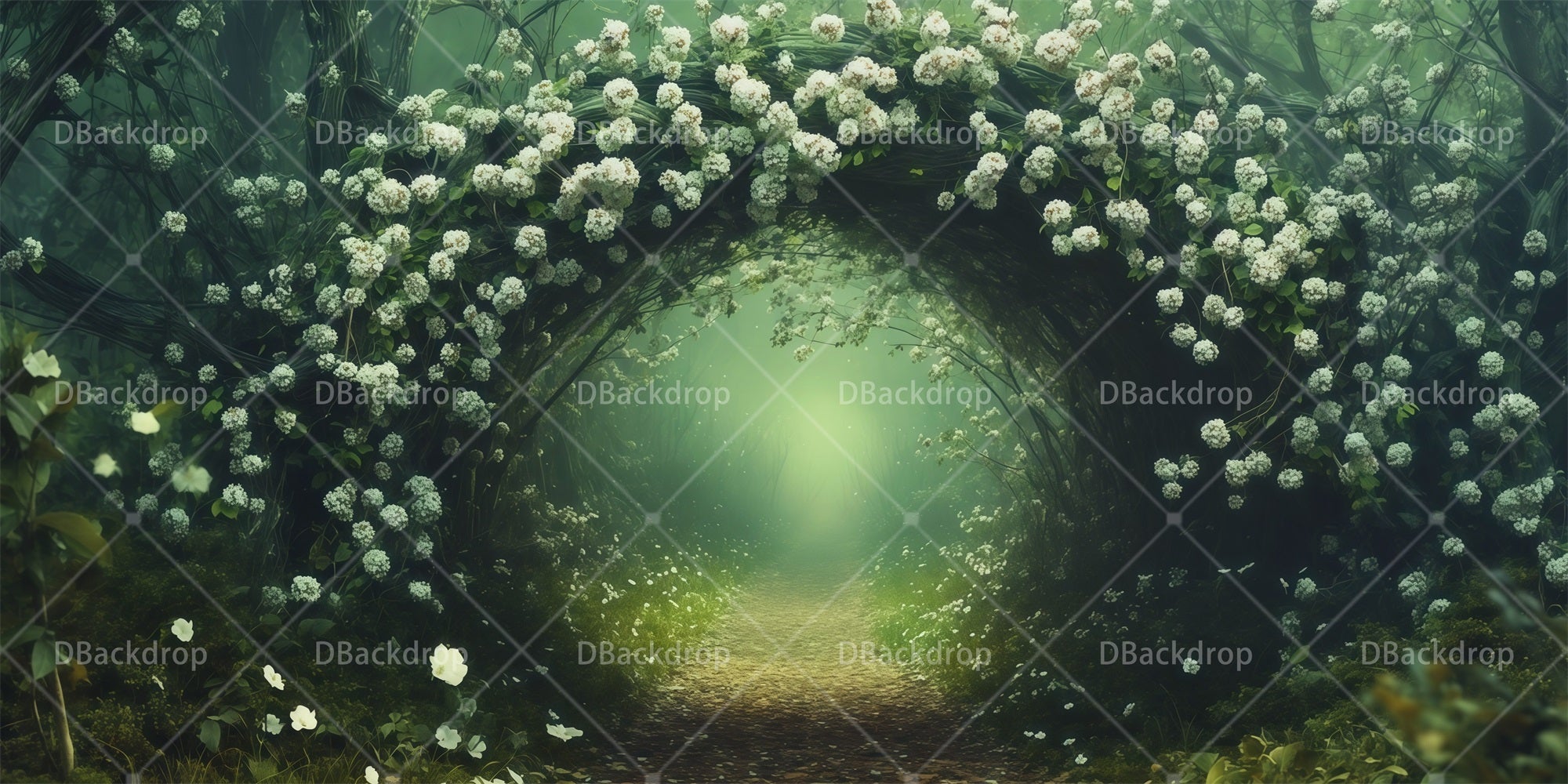 Dance Backdrops Magical Garden Path Performance Backdrop RR66-T18