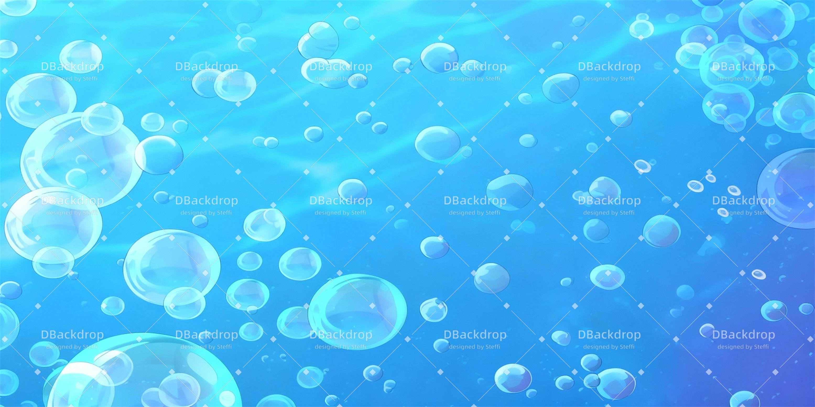 Large Stage Backdrops Sea Bubbles Stage Set Backdrop CSH59-T88