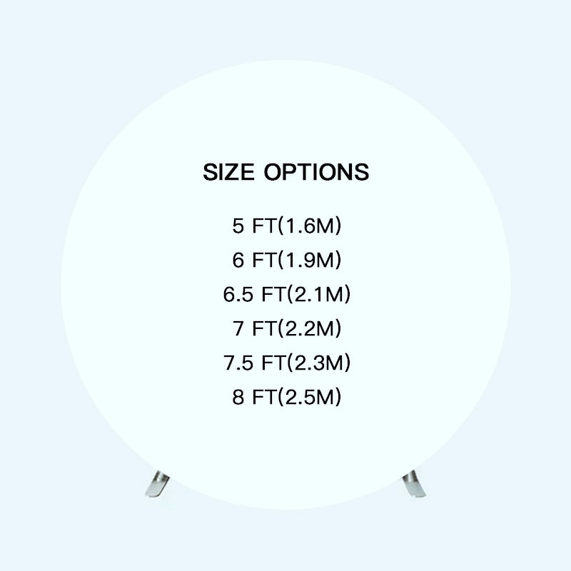 Custom Circle Backdrop Golden Countdown Clock New Year Backdrop MRR10-165