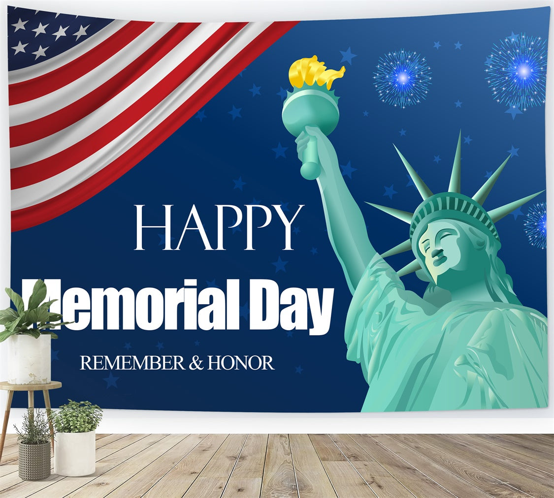 Memorial Backdrops Honoring Heroes Liberty Glow Backdrop TWW4-21