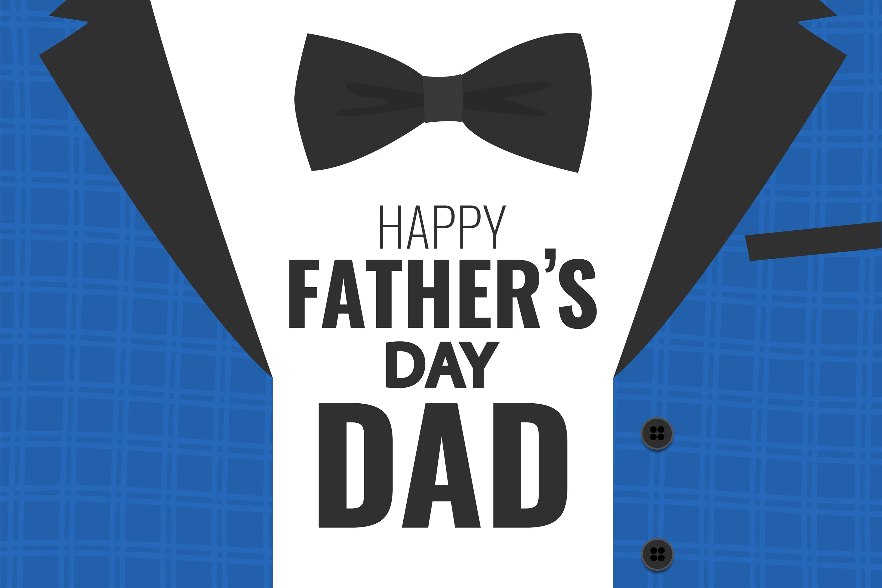 Father's Day Backdrop Blue Suit Tuxedo Personalized Backdrop TWW4-91
