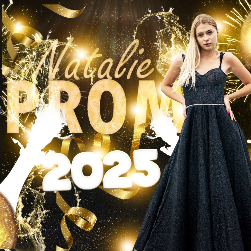 Prom Backdrop Champagne Sparkle Splash Customized Party Graduation Backdrop TWW5-42