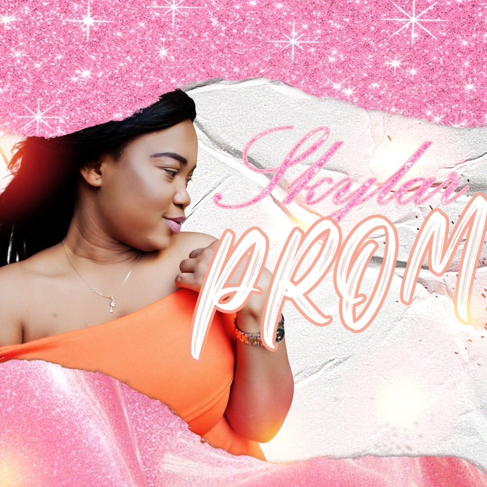 Prom 2025 Backdrop Pink Sparkle Customized Party Graduation Backdrop TWW5-46