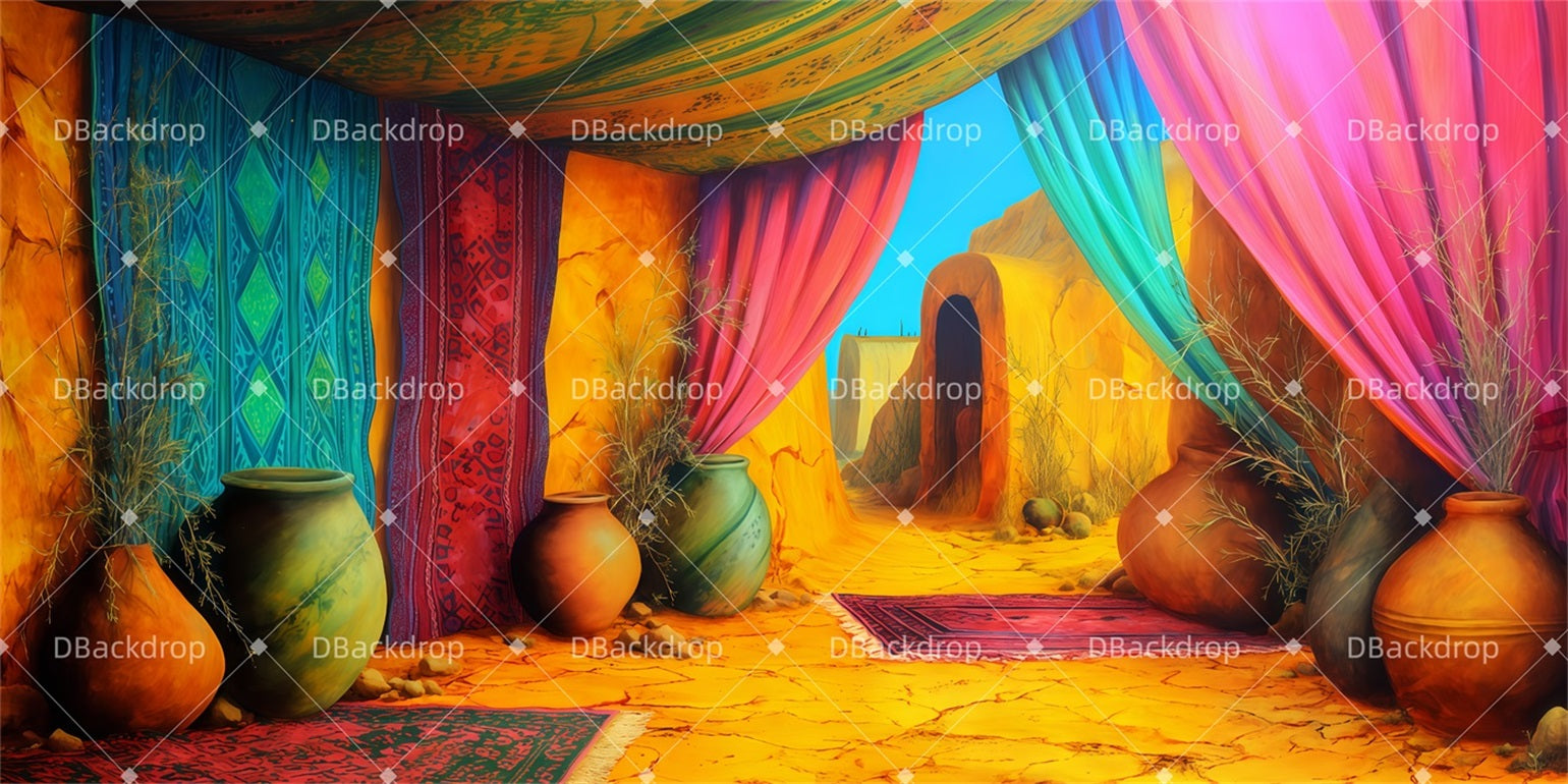 Church Stage Backdrops Jacob's-Tent Theater Backdrop TWW510-T1