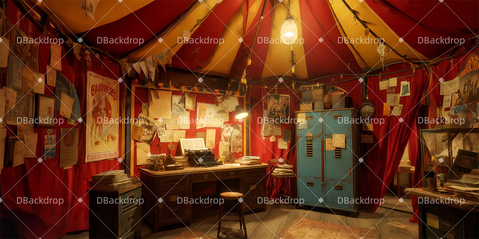 Theatre Stage Backdrop Calloway's Circus Office Backdrops For Theater TWW511-T39