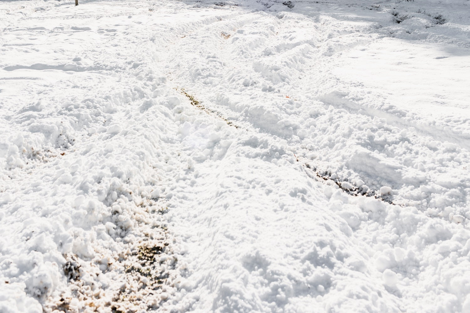 Snow Floor Backdrop Winter Tire Tracks Floor Backdrop TWW57-34
