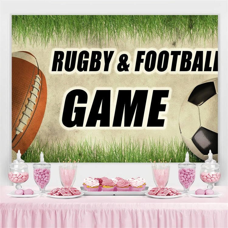 Sports Photo Backdrops Ball Battle Sports Event Backdrop TWW6-10