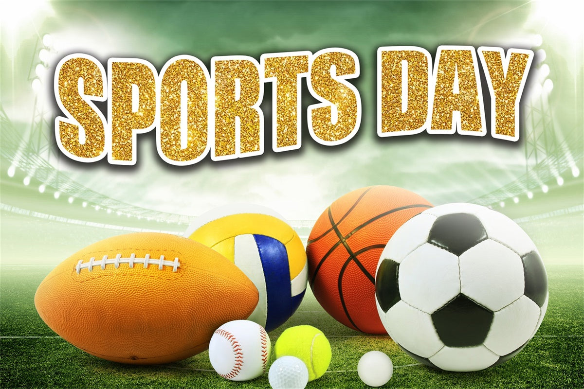 Sports Theme Backdrop Classic Sports Arena Backdrop TWW6-3