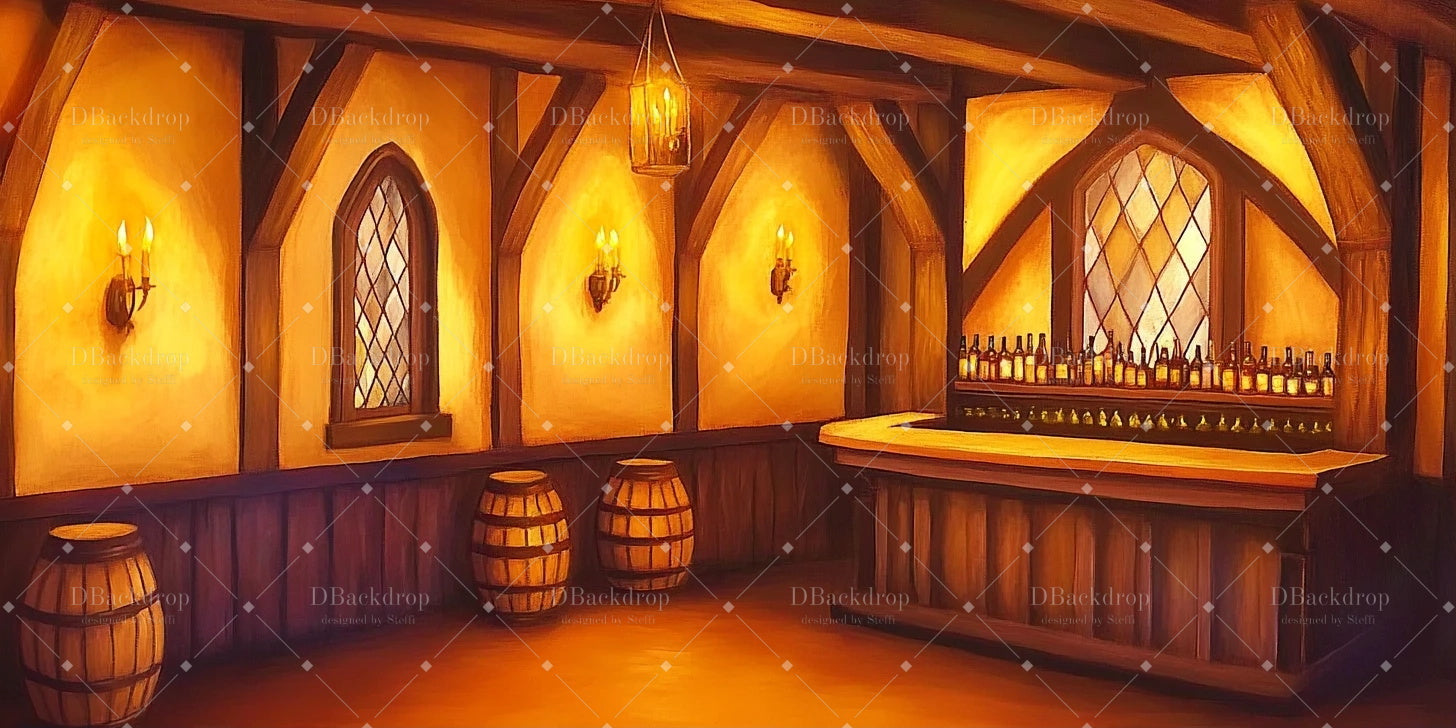 Dance Backdrops Tavern Interior Large Stage Backdrops CSH59-T28