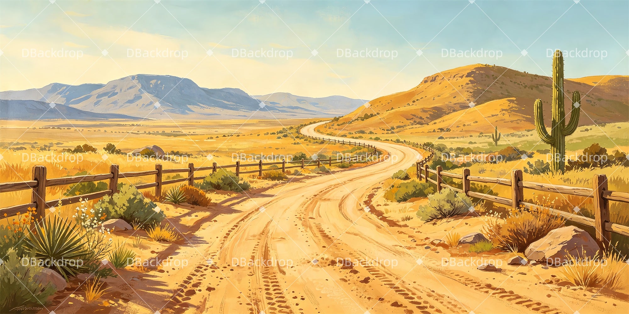 School Play Backdrops Canyon Trail Performance Backdrops ZTT66-T128